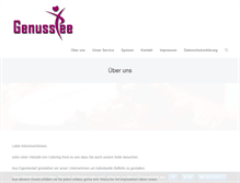 Tablet Screenshot of genussfee.de